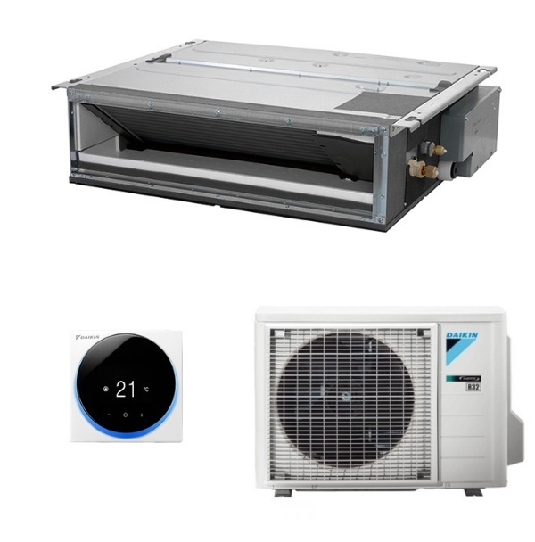 Climatisation réversible DAIKIN Gainable Extra-plat – Sky Air - FDXMF9 + RXMR(9) – R32